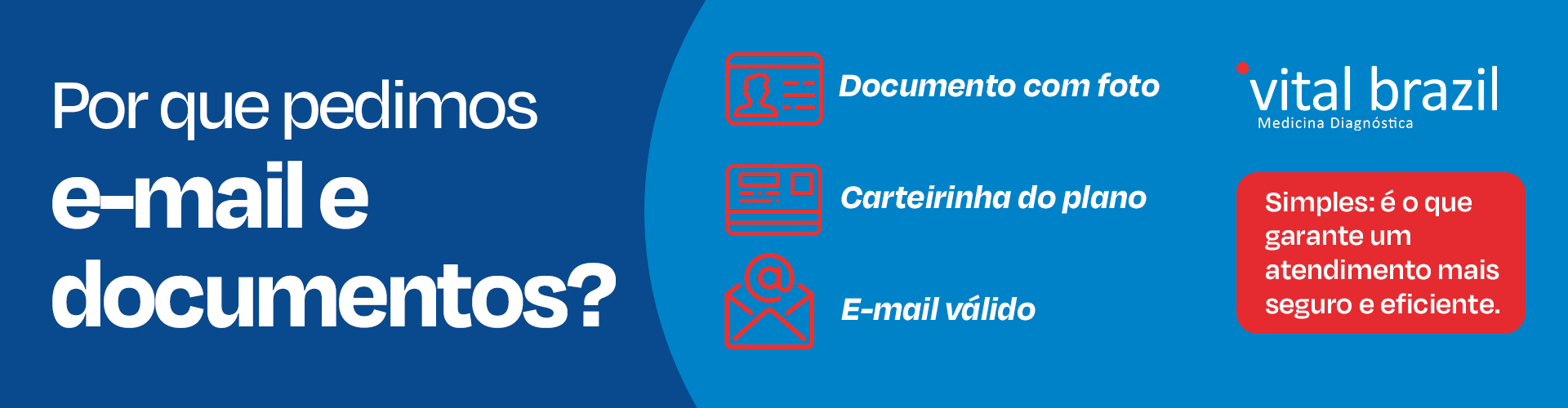 Mais do que os resultados, enxergamos a sua vida por trás dos diagnosticos.